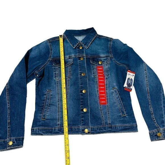 Seven7 Women's Kramer Highline Denim Jacket - Modern Twist on Classic Style Size - Picture 6 of 9